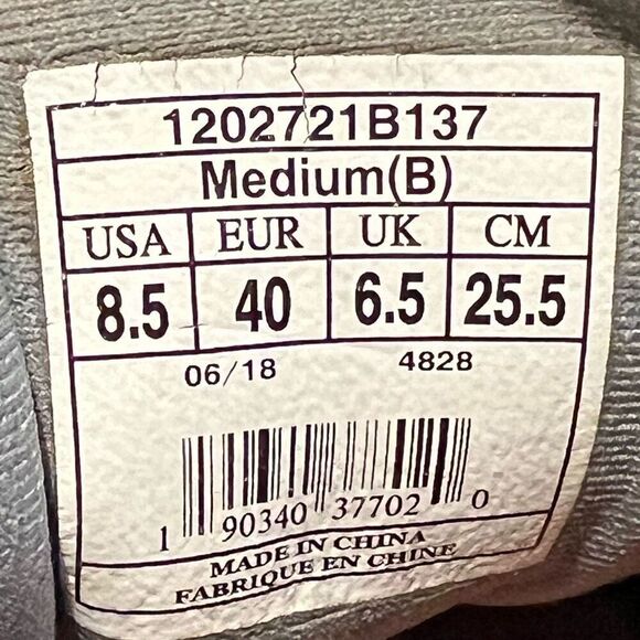 Womens BROOKS Bedlam Gray Running Shoes / Size 8.5 Medium - Picture 8 of 9